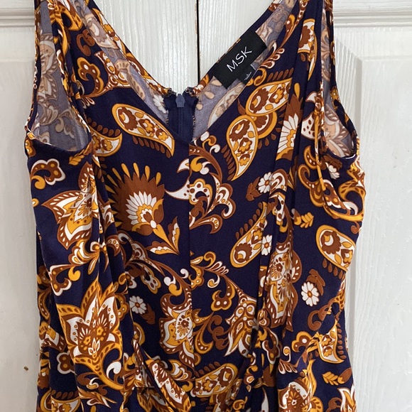 Wide leg blue and gold jumper - Picture 2 of 2